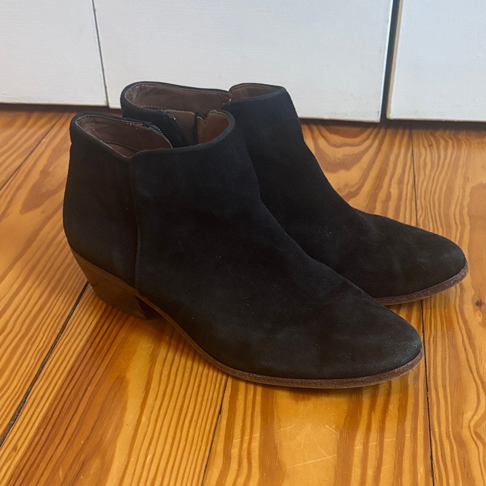 Black Suede Women’s Ankle Boots- Sam Edelman